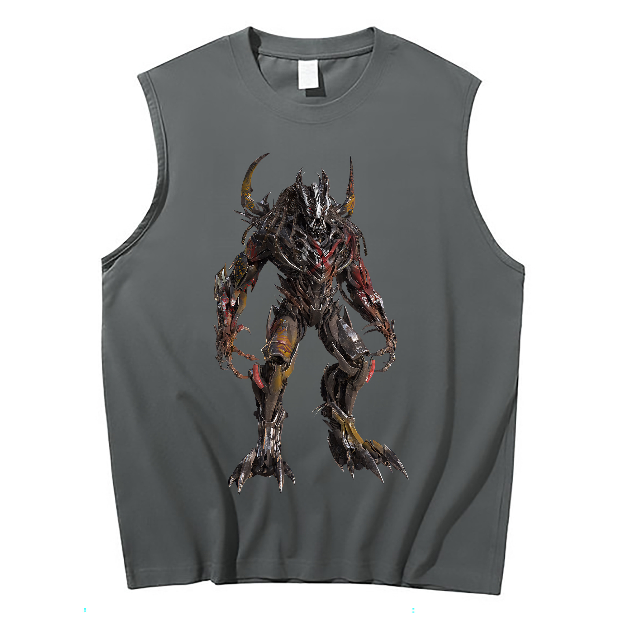 （画像用） Transformers トランスフォーマー コットン100％タンクトップ（フロントプリント）